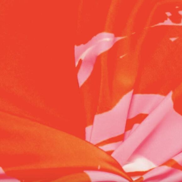 ML Monique Lhuillier Printed Taffeta Crop Top 10 - Picture 3 of 10